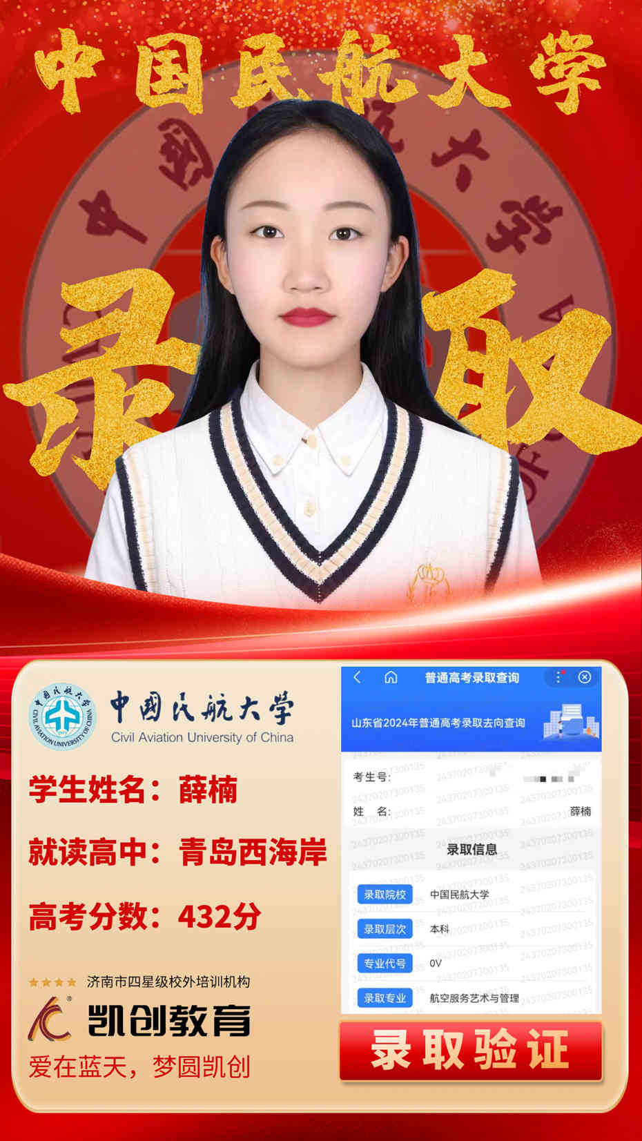 凯创教育2024届本科录取成绩(图28)